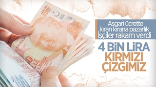 Türk-İş: asgari ücrette kırmızı çizgimiz 4 bin lira