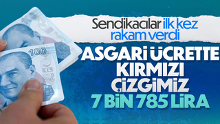 TÜRK-İŞ: Asgari ücrette kırmızı çizgimiz 7 bin 785 lira