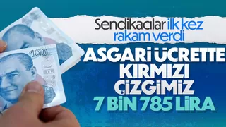 TÜRK-İŞ: Asgari ücrette kırmızı çizgimiz 7 bin 785 lira