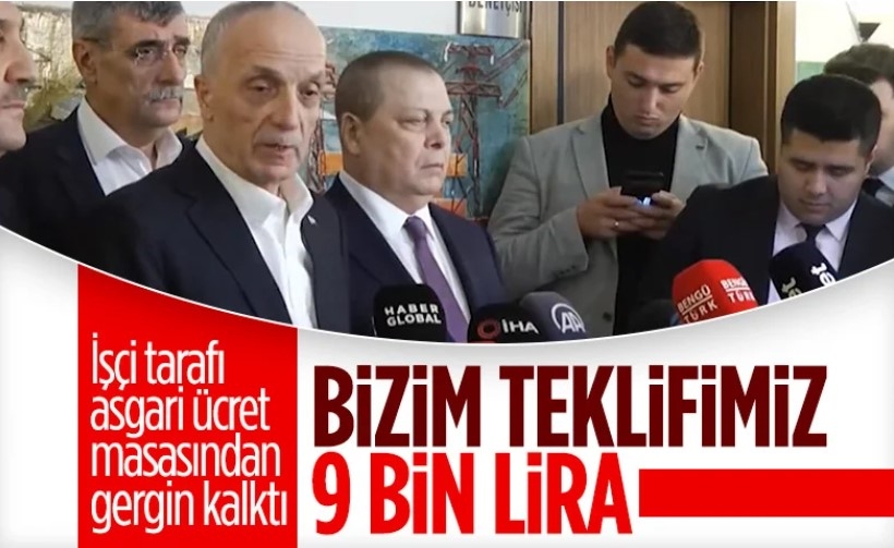 TÜRK-İŞ'ten asgari ücret teklifi: 9 bin TL