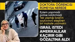 Türk öğrenci Rümeysa Öztürk'e ABD'de gözaltı: İftara giderken kelepçelendi