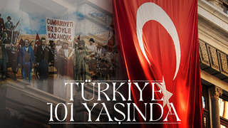 Türkiye Cumhuriyeti 101. yılını kutluyor