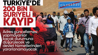 Türkiye'de 200 binden fazla Suriyeli adres kaydını yenilemedi
