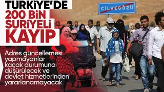 Türkiye'de 200 binden fazla Suriyeli adres kaydını yenilemedi