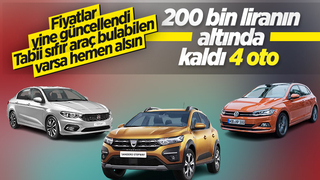 Türkiye'de satılan en ucuz sıfır otomobiller