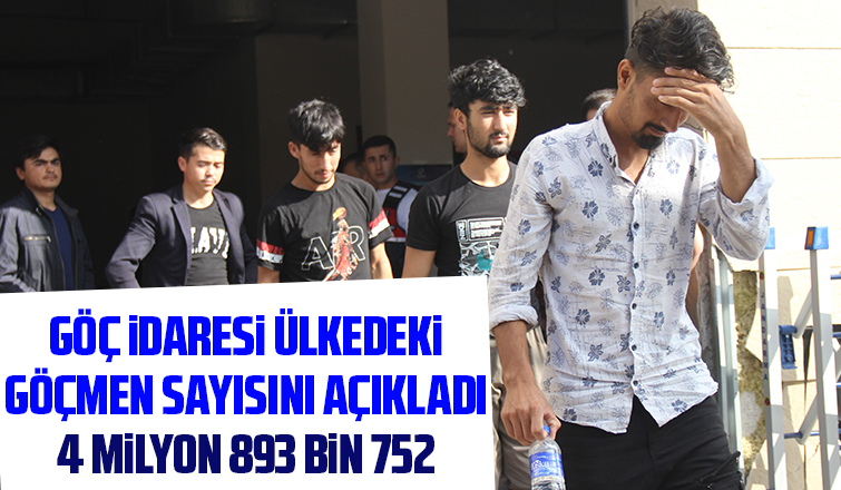 Türkiye'deki göçmen sayısı açıklandı