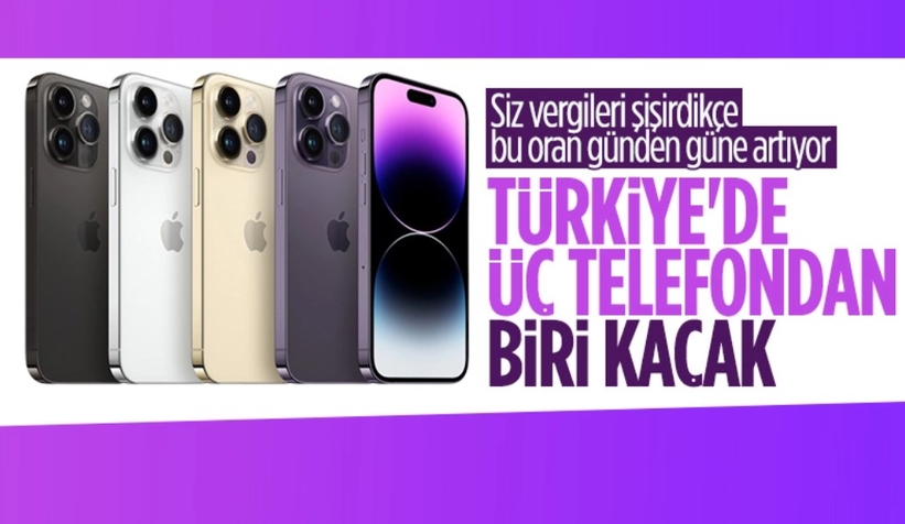 Türkiye'deki telefonların üçte biri kaçak kullanılıyor