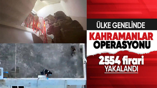 Türkiye genelinde aranan 2 bin 554 firari yakalandı