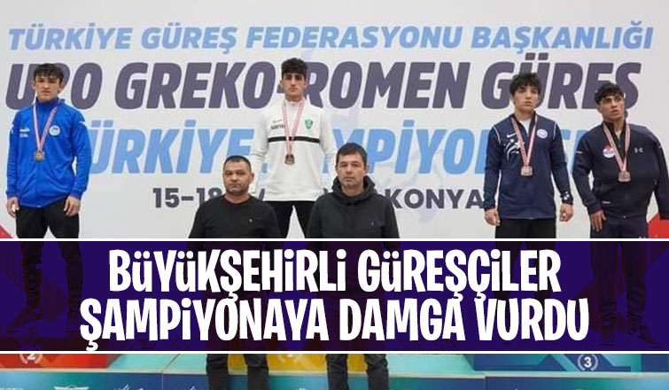 Türkiye Güreş Şampiyonası’ndan madalya ile döndüler