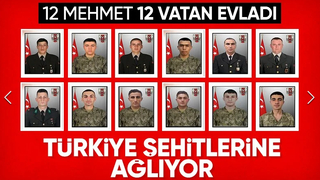 Türkiye'nin 12 kahraman şehidi