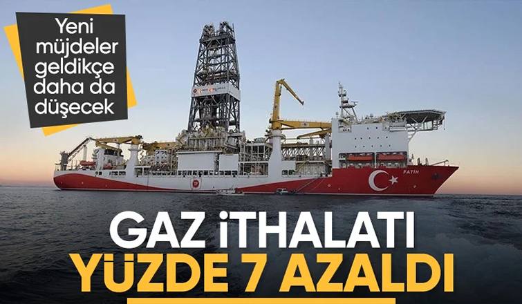 Türkiye'nin doğalgaz ithalatı geçen yıla oranla yüzde 7,64 azaldı