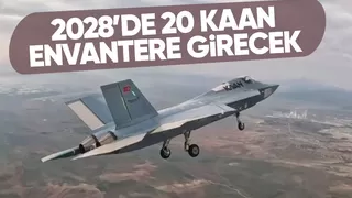Türkiye'nin göklerdeki gücü! Milli Muharip Uçak KAAN 2028'de envantere giriyor