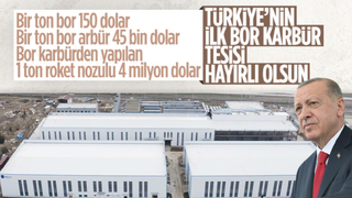Türkiye'nin ilk bor karbür tesisi Bandırma'da açıldı