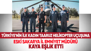 Türkiye'nin ilk kadın taarruz helikopter pilotu Diyarbakır semalarında uçtu