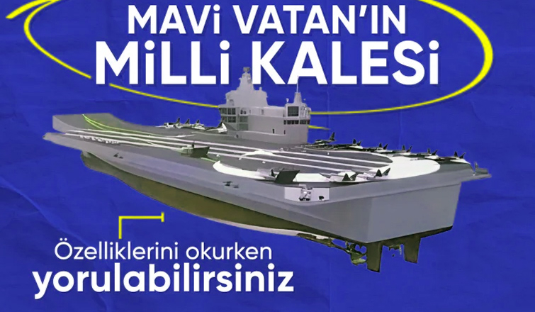 Türkiye'nin ilk Milli Uçak Gemisi için geri sayım başladı