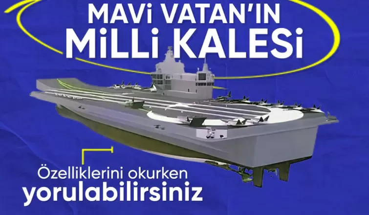 Türkiye'nin ilk Milli Uçak Gemisi için geri sayım başladı