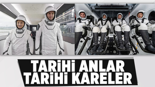 Türkiye'nin ilk uzay yolculuğundan tarihi kareler