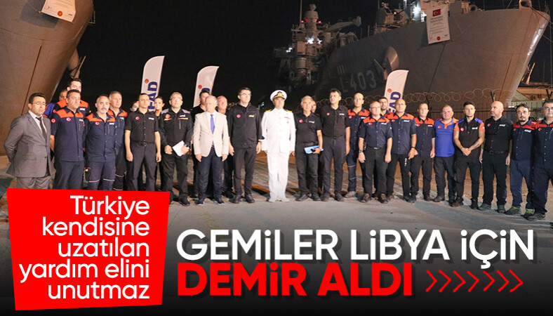 Türkiye'nin yardım gemileri Libya'ya doğru yola çıktı