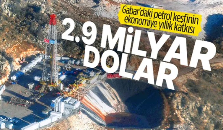 Türkiye'nin yeni petrol keşfi katkısı yıllık 2,9 milyar dolar olacak