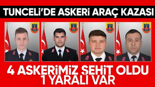 Türkiye'nin yüreğini yakan kaza: 4 askerimiz şehit oldu