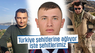 Türkiye şehitlerine ağlıyor