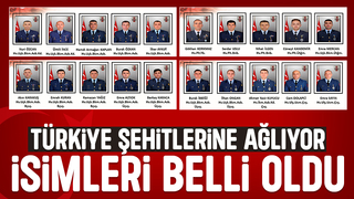 Türkiye şehitlerine ağlıyor