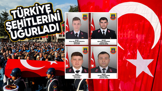 Türkiye şehitlerini ebediyete uğurladı