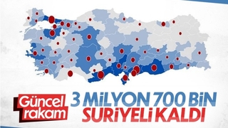 Türkiye’de yaşayan Suriyeli sayısını açıkladı