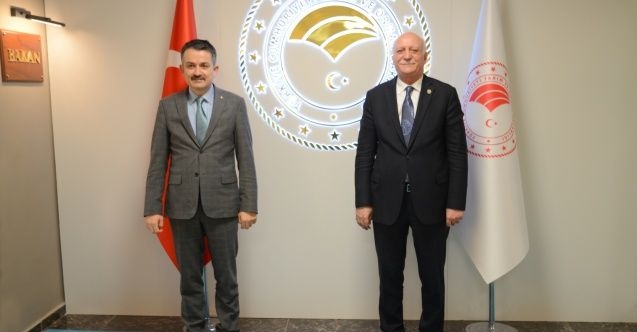 TZOB Başkanı Bayraktar, Bakan Pakdemirli ile görüştü