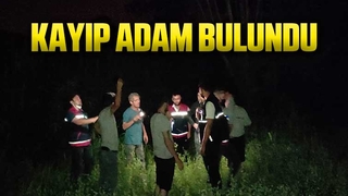 Kayıp adam bulundu