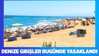 Üç ilçede denize girişler yasak