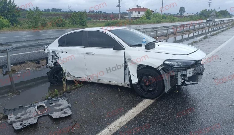 UCUZ ATLATTI: YAĞIŞLI HAVA KAZAYA SEBEP OLDU 