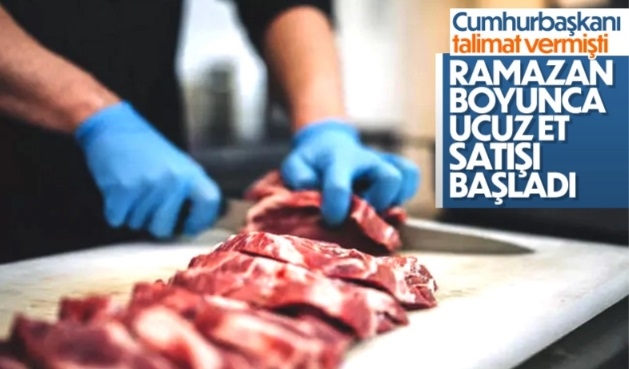 Ucuz et satışı başladı