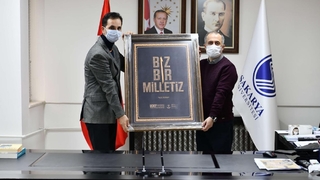 UDEF'ten Rektör Savaşan'a teşekkür ziyareti