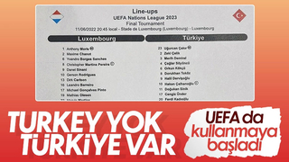 UEFA'dan 'Türkiye' değişikliği