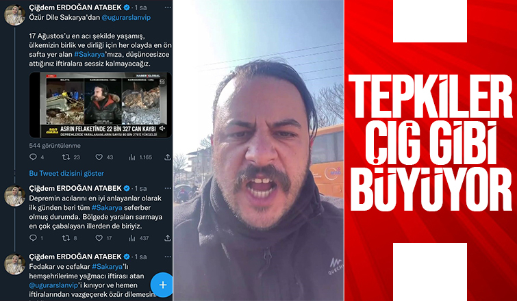 Uğur Arslan’ın ithamlarına tepkiler çığ gibi büyüyor