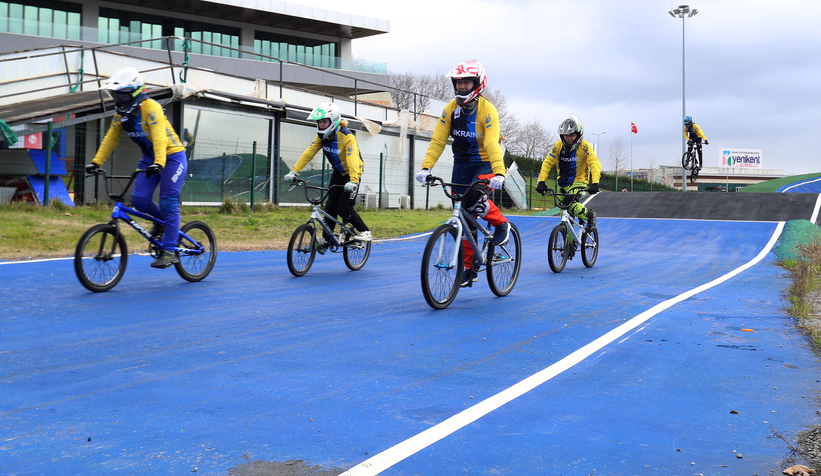 Ukrayna Yıldız Milli Takımı Ayçiçek Bisiklet Vadisi’ni seçti
