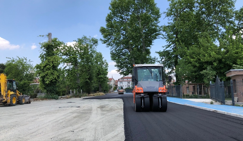 Ulaşımı kolaylaştıracak güzergah sıcak asfaltla buluştu