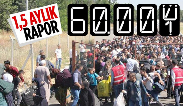 Ülkesine dönen Suriyeli sayısı 60 bini geçti