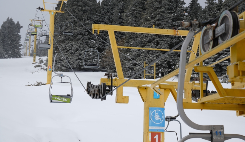 Uludağ'a Mart karı yarım metreyi geçti