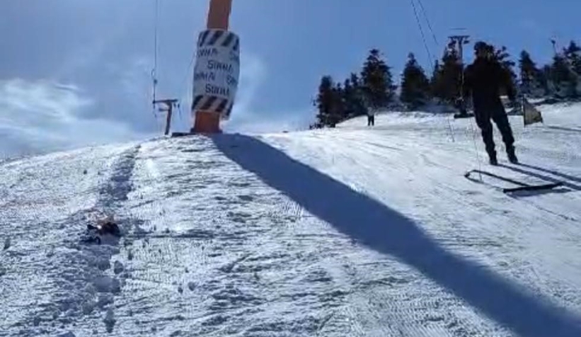 Uludağ'da faciadan dönüldü