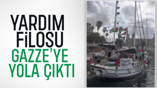 Uluslararası yardım filosu Gazze için yola çıktı