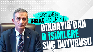 Ümit Dikbayır'dan partili 3 isim hakkında suç duyurusu