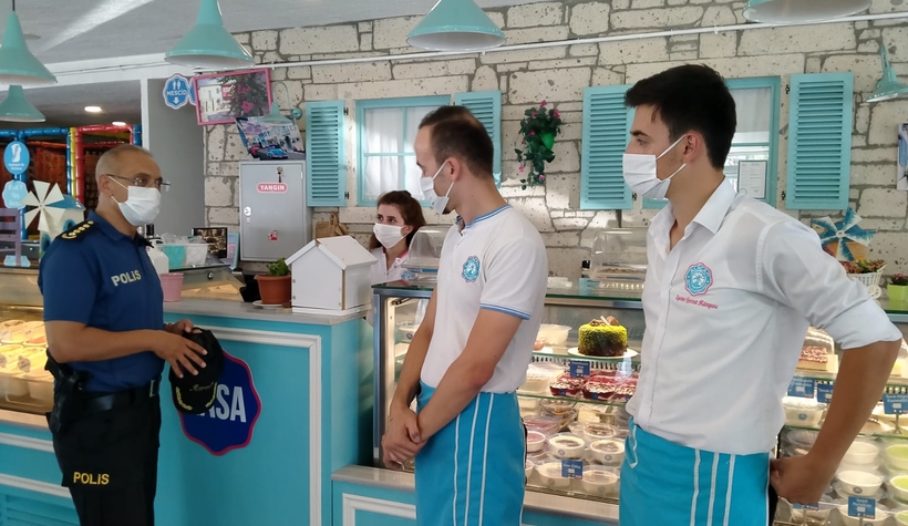 Üniformayı giydi, denetimlere katıldı!