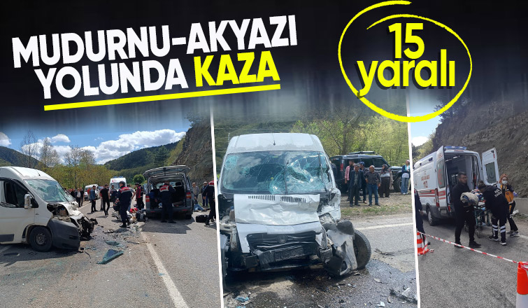 Üniversite öğrencilerini taşıyan araç kazaya karıştı: 15 yaralı
