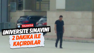 Üniversite sınavını 2 dakika ile kaçırdılar