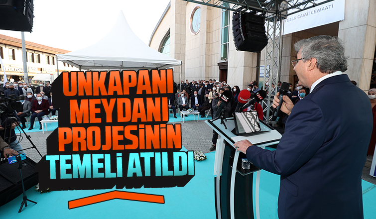 Unkapanı Meydanı projesinin temeli atıldı
