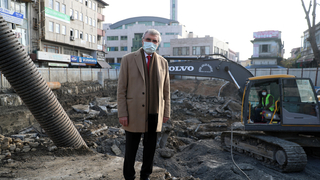 Unkapanı Meydanı’nın temeli atılıyor