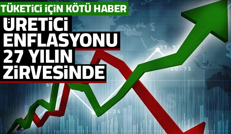 Üretici enflasyonu yüzde 105 oldu