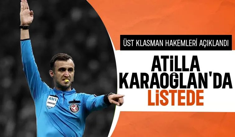 Üst klasman hakemleri açıklandı